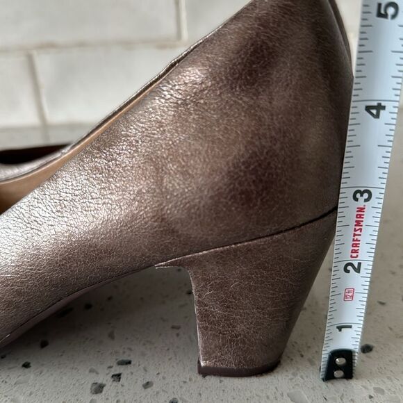 Sofft Lana Women’s Bronze Leather Pumps Block Heeled Comfortable Shoes Size 9M - Picture 7 of 15
